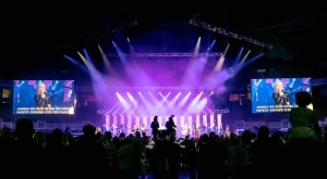 Chauvet fixtures used at Manchester Christian Church’s Christmas celebration
