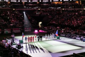 Robe lights Fed Cup final