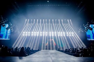 Mana on tour with Clay Paky lighting fixtures