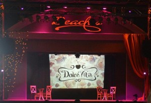Outdoor theatre at Beaches Resorts in Turks and Caicos outfitted with Elation lighting
