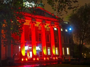 Imperial War Museum illuminated by Core ColourPoints
