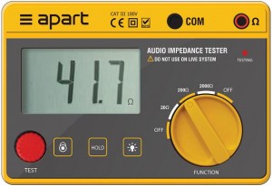 Apart Audio bringt neuen Impedanztester auf den Markt