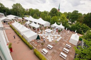 Party Rent bei Tennisturnier in Hamburg im Einsatz