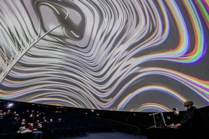 Immersive fulldome show “Sensitive Abstraction” created with Smode