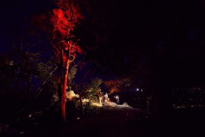 Humblo geben Waldkonzerte Akku-Lichttechnik von Cameo