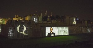 Clay Paky Mythos project at the Tower of London