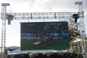 Fineline provides video screens and lighting for Rugby World Cup