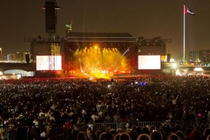 Coldplay beschließen das Jahr 2011 auf Stageco-Bühne in Abu Dhabi