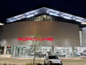 Elation Seven Battens installed at Porsche dealership in Austin