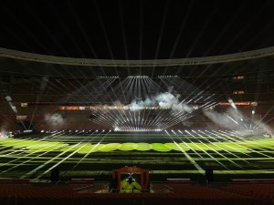 Ayrton Cobra and Perseo Beam illuminate 2025 Copa del Rey Final opening show
