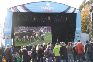 Fineline provides video screens and lighting for Rugby World Cup