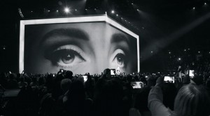 Adele mit Gerriets-Gobelintüll auf Tour