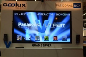 Coolux und Utram präsentieren Panasonic 152-Zoll-4K-Bildschirm