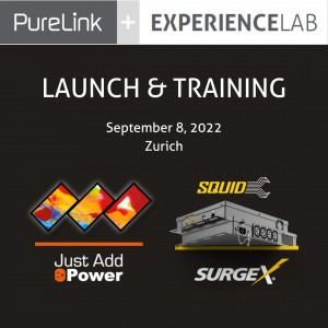 PureLink eröffnet ExperienceLab mit SurgeX und Just Add Power
