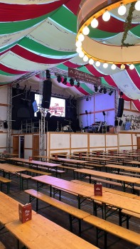 Voice-Acoustic beschallt Festzelt beim Stuttgarter Frühlingsfest