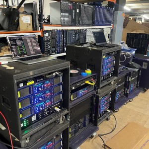 Audio Plus supplies XTA amplification for multiple Funktion-One systems at Mint Festival