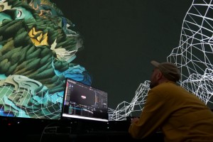 Immersive fulldome show “Sensitive Abstraction” created with Smode