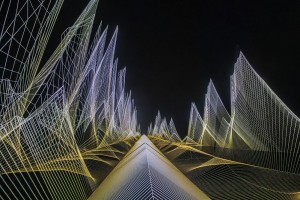 Immersive fulldome show “Sensitive Abstraction” created with Smode