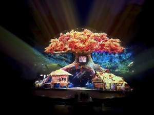 Legends of Jiuge-Shangui come alive with Christie laser projections