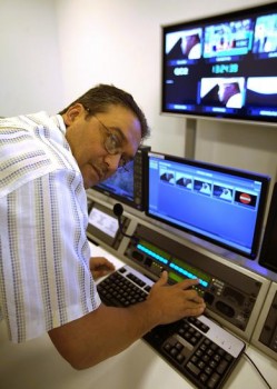 TV-Studio auf Riedel Artist Intercom-Basis in Katar