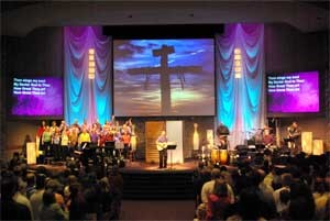 Colorful Wybron Nexeras Enhance Worship at Colorado Springs Church