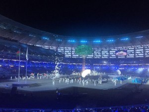 WI Creations specifies and fabricates set pieces for Islamic Solidarity Games in Baku