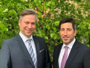 Dr. Michael Blum und Volker Schneble Geschäftsführer der Betreibergesellschaft zur Erhebung der deutschen Infrastrukturabgabe