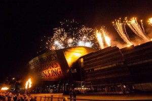 DBN illuminates Wales Millennium Centre Celebrations