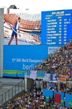 Screen Visions liefert Videowände zur Leichtathletik WM