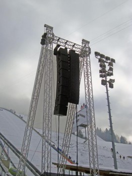 Neujahrsspringen in Garmisch mit EV XLD-System 