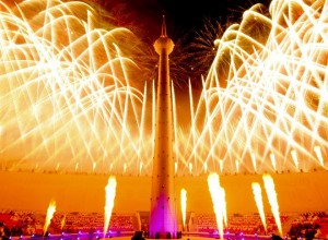 lunatX liefert Pyro- und Flammeneffekte für Multimedia-Show in Bahrain