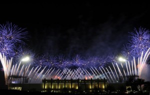 Lunatx inszeniert Stadion-Pyroshow in Oman 