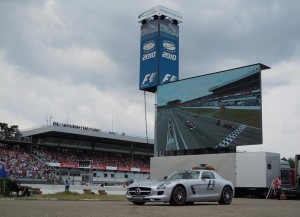 Screen Visions errichtet LED-Anzeigenturms am Hockenheim-Ring