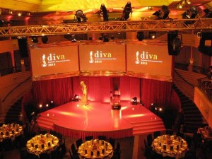 SSM Veranstaltungstechnik setzt Diva Award in Szene 