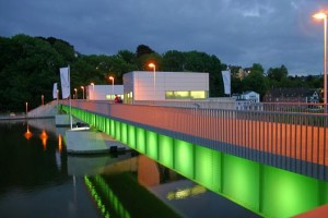 Lichtbogen in der Wehranlage Baldeneysee - Essen