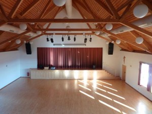 EVA Line-Array im Gemeindehaus Hohenpeißenberg 