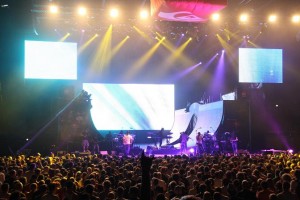 Tony Hawk & Friends rocken Berlin mit d&b audiotechnik