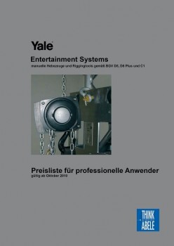 Neue Bildpreisliste 2010/11 von Yale bei Think Abele 