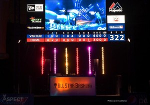 MLB All-Star Bash with Elation Platinum series movers and effects