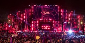 Nearly 850 Elation LED lights for newly designed EDC Vegas Circuit Grounds Stage