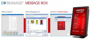 Neue Signage-Lösung: die MessageBox von DV Signage