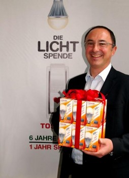 Toshiba New Lighting Systems startet CharityAktion „Die Lichtspende" 