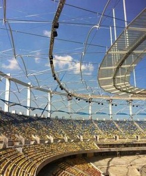 Electro-Voice-Technik im Nationalstadion in Bukarest