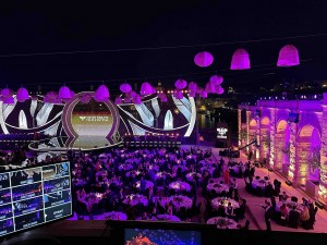 Ayrton Cobra illuminates the sky for Golden Bee Awards at Malta’s Mediterrane Film Festival