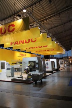 Gemco beleuchtet Fanuc Messestand