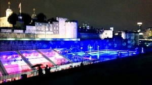 Elation LED solutions for ice rink at the Tower of London