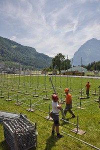 Nüssli gibt Startschuss zum Aufbau des Eidgenössischen Schwing- und Älplerfests 2025