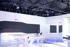 ETC Source Four LED im Olympia-Sportstudio von France TV