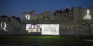 Clay Paky Mythos project at the Tower of London