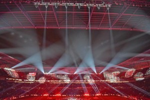 Robe moving lights for stadium opening ceremony